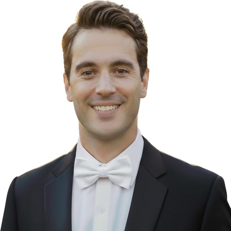 DIBI Adjustable Classic Pretied Bow Tie for Men, Women, and Boys - Men's Bowtie for Wedding, Costume Party and Formal Events - Image 2